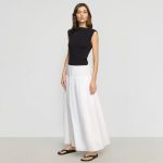 Bao Organic Cotton Drop-Waist Skirt