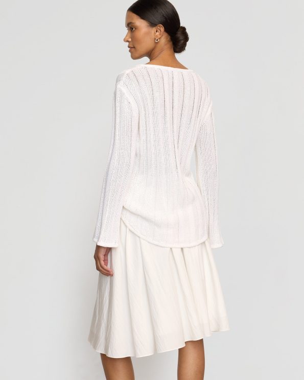 zazie-shirred-stretch-waist-midi-skirt-white-5